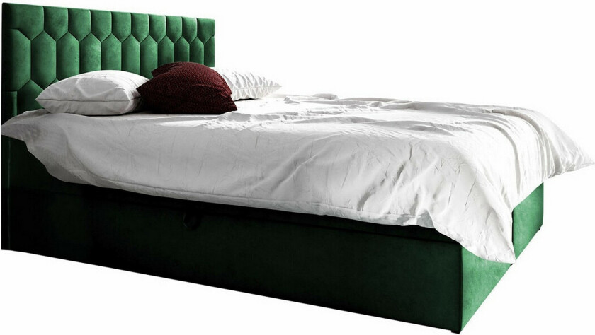 Boisdale Sengeramme 180x200 cm - Mørkegrønn