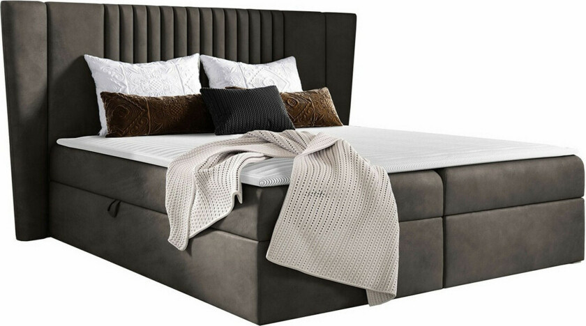 Boisdale Kontinentalseng 200x200 cm - Mørkebrun