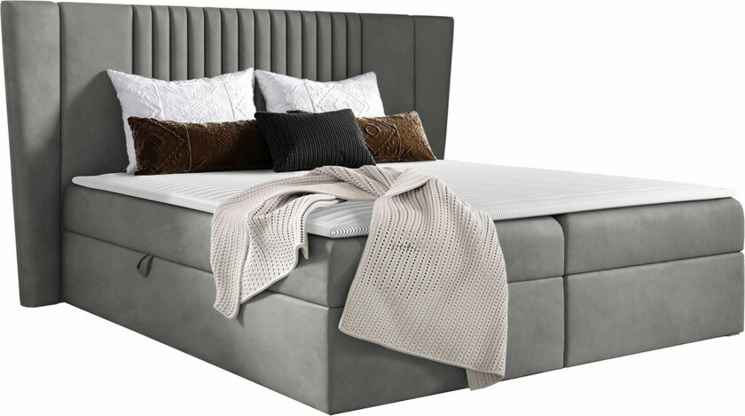 Boisdale Kontinentalseng 200x200 cm - Mørkegrå