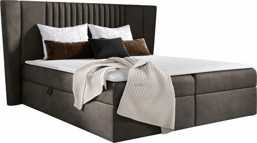 Boisdale Kontinentalseng 120x200 cm - Mørkebrun