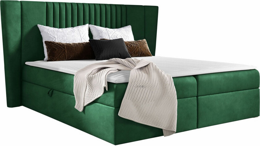 Boisdale Kontinentalseng 120x200 cm - Mørkegrønn