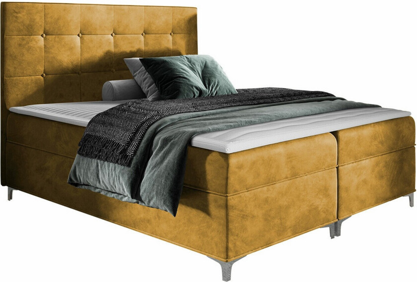 Boisdale Sengeramme 120x200 cm - Gul