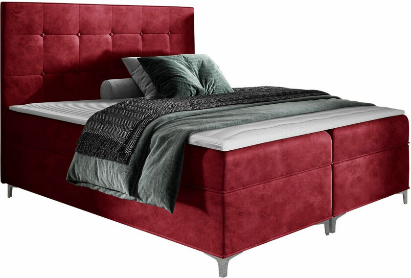 Boisdale Sengeramme 120x200 cm - Rød