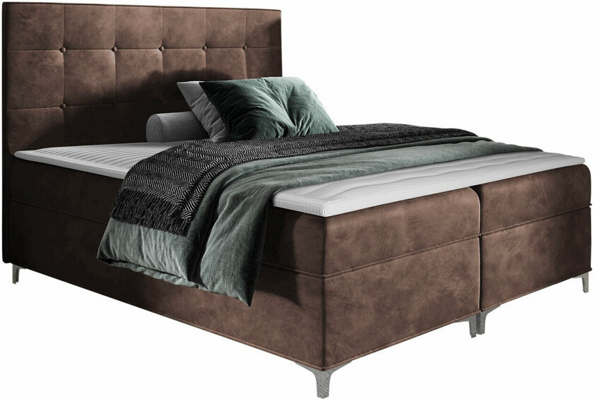 Boisdale Sengeramme 120x200 cm - Mørkebrun