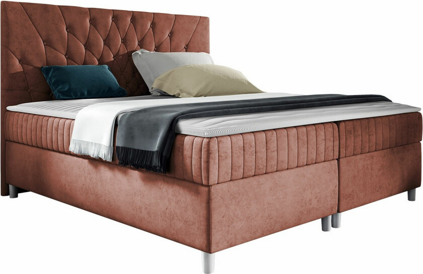 Boisdale Sengeramme 180x200 cm - Rosa