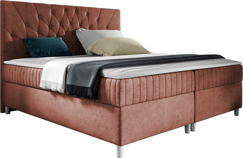 Boisdale Sengeramme 160x200 cm - Oransje