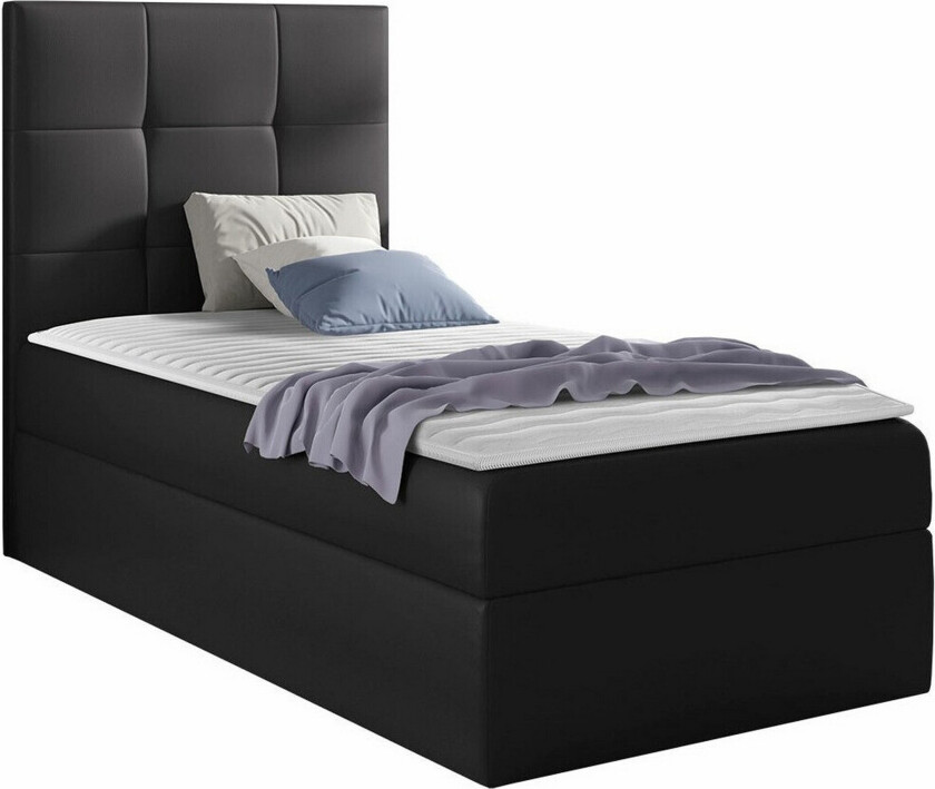 Boisdale Sengeramme 100x200 cm - Svart