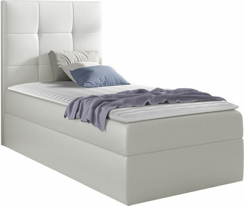 Boisdale Sengeramme 100x200 cm - Hvit