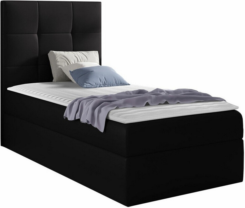 Boisdale Sengeramme 80x200 cm - Svart