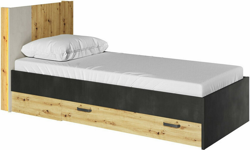 Rathmore Sengeramme 90x200 cm - Svart