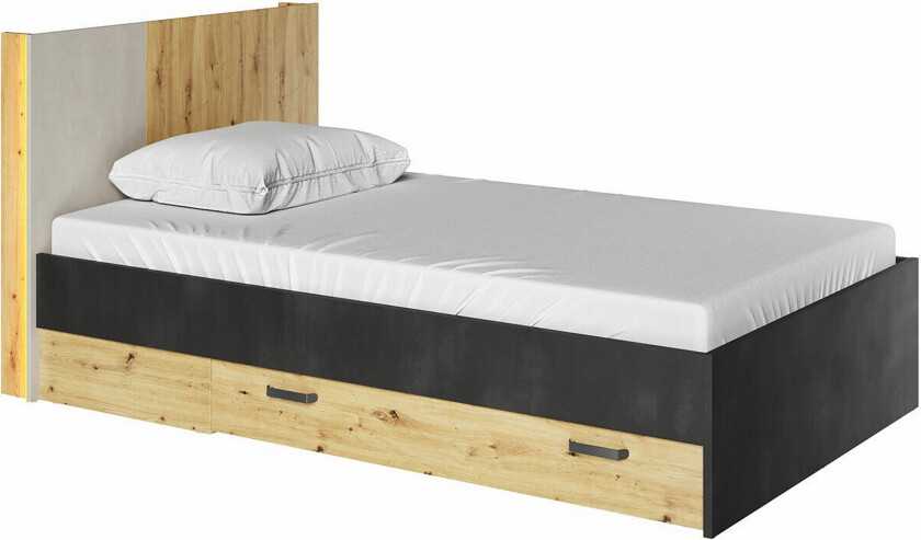 Rathmore Sengeramme 120x200 cm - Svart