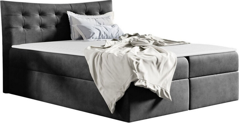 Hayton Sengeramme 120x200 cm - Mørkegrå