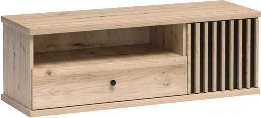 Rosehall TV-benk 124 cm - Svart