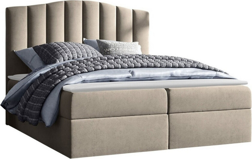 Herstello Sengeramme 180x200 cm - Beige