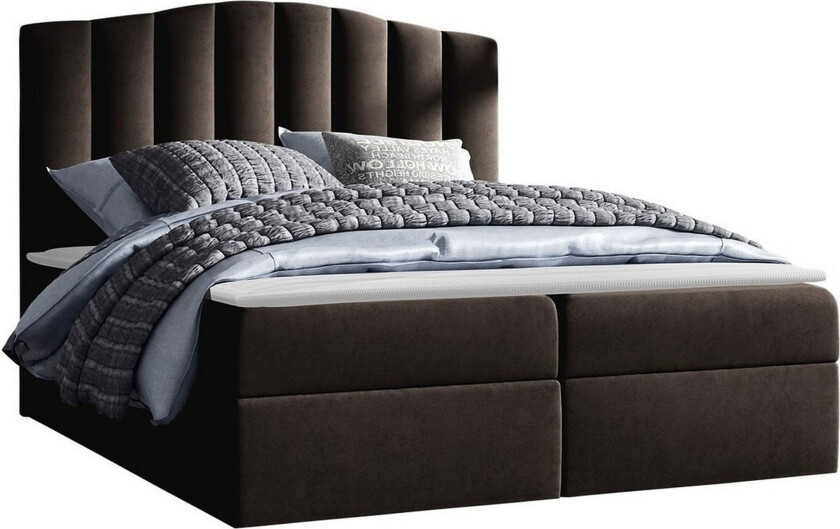 Herstello Sengeramme 160x200 cm - Mørkebrun