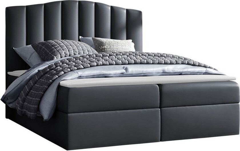 Herstello Sengeramme 140x200 cm - Mørkegrå