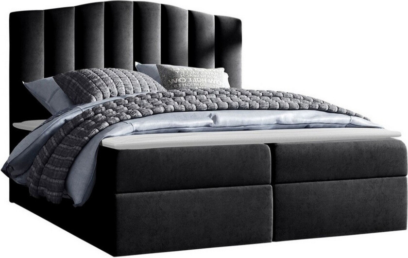 Herstello Sengeramme 140x200 cm - Svart