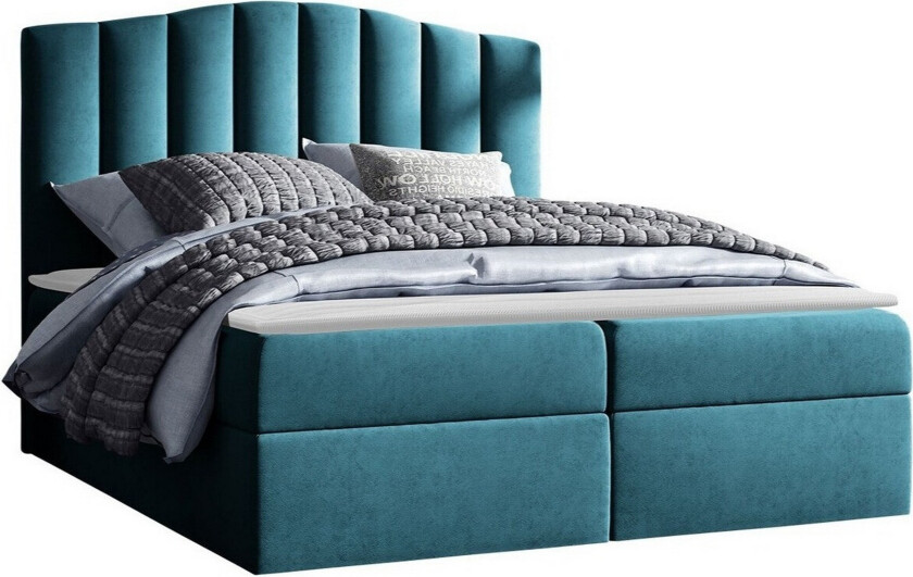 Herstello Sengeramme 120x200 cm - Turkis