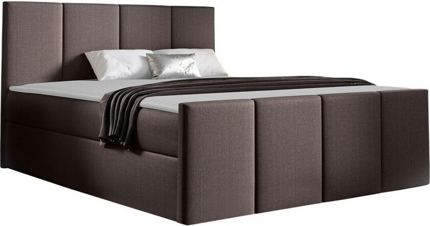 Ripon Sengeramme 180x200 cm - Mørkebrun