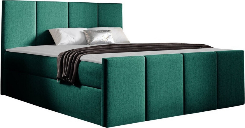 Ripon Sengeramme 160x200 cm - Grøn