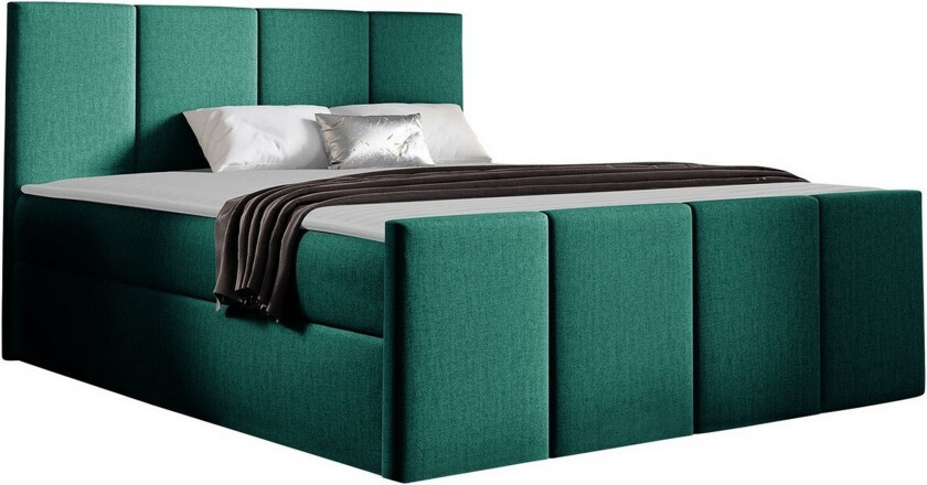 Ripon Sengeramme 140x200 cm - Mørkegrønn