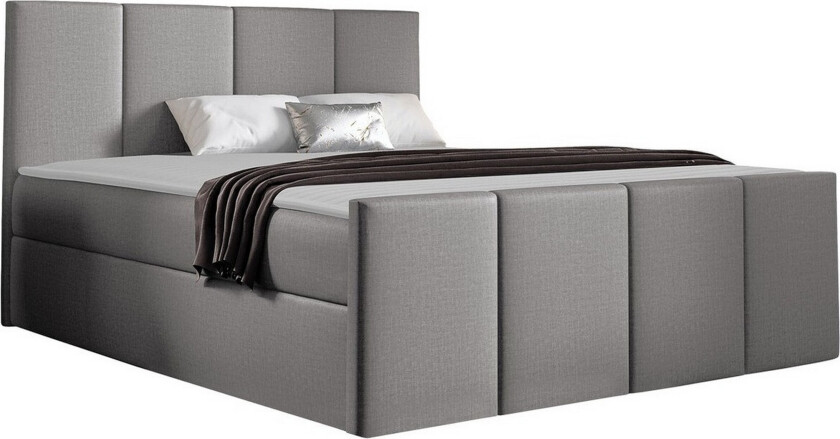 Ripon Sengeramme 120x200 cm - Lysegrå