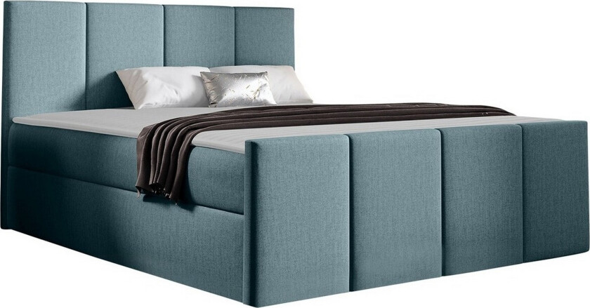 Ripon Sengeramme 120x200 cm - Lyseblå/Lysegrønn