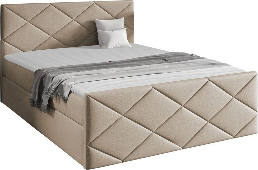 Boisdale Sengeramme 180x200 cm - Beige