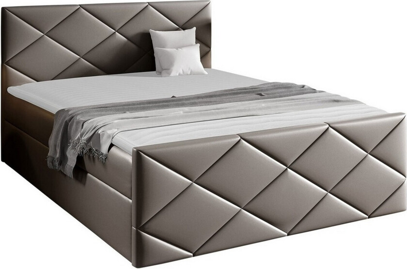 Boisdale Sengeramme 180x200 cm - Grå