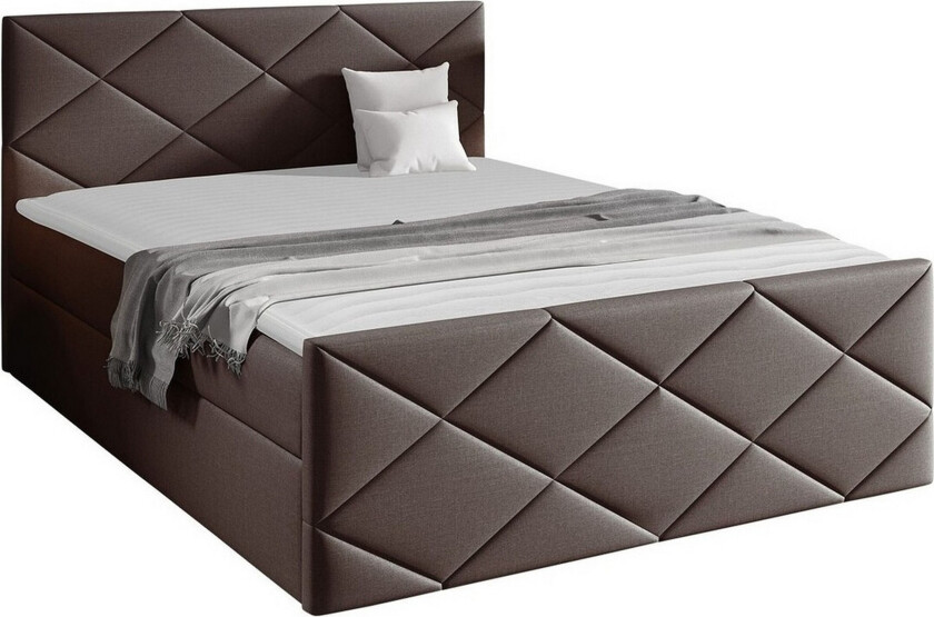 Boisdale Sengeramme 180x200 cm - Mørkebrun