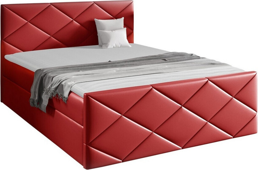 Boisdale Sengeramme 120x200 cm - Rød