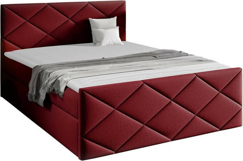 Boisdale Sengeramme 120x200 cm - Vinrød