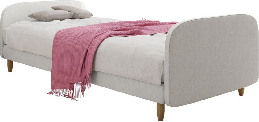 Midfeld Sengeramme 90x200 cm - Lysegrå