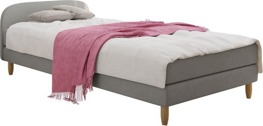 Midfeld Sengeramme 120x200 cm - Lysegrå