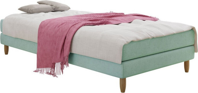 Midfeld Sengeramme 90x200 cm - Lysegrønn/Grønn/Mynte