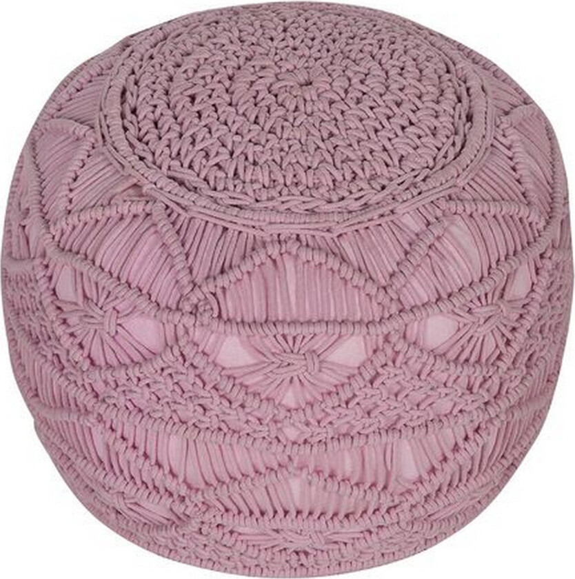 Mogilevsky Sittepuff 40x40 cm - Rosa