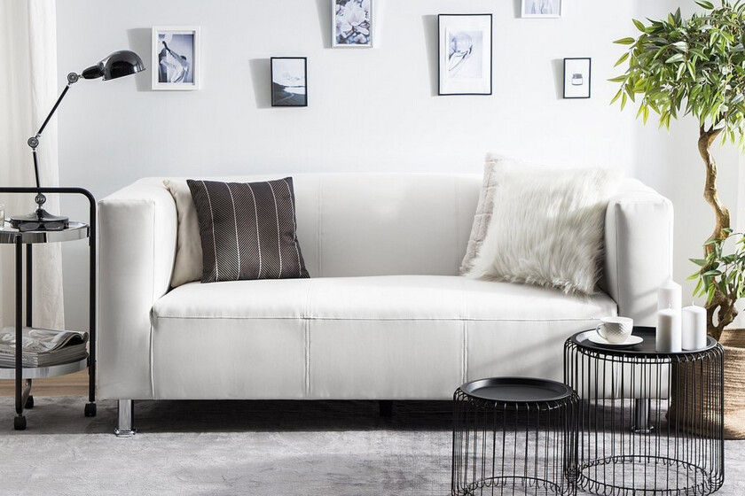 Floro Sofa 3-seter - Sølv