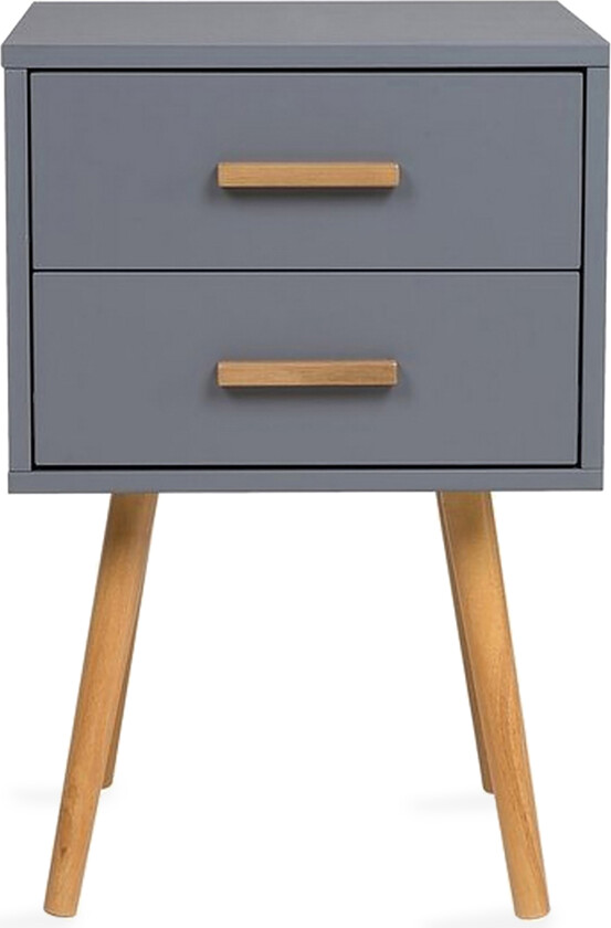 ALABAMA Nattbord 40 cm - Grå