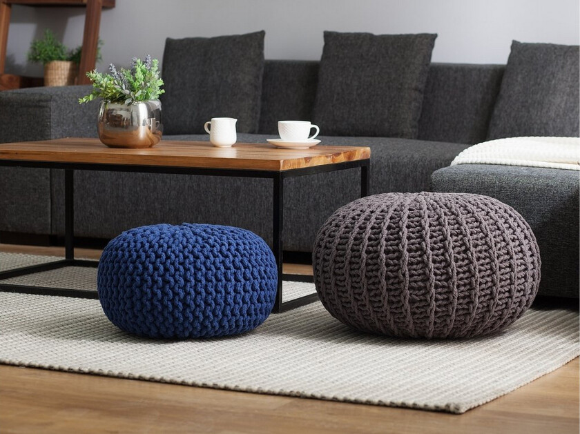 Conrad Puff 40 cm - Blå