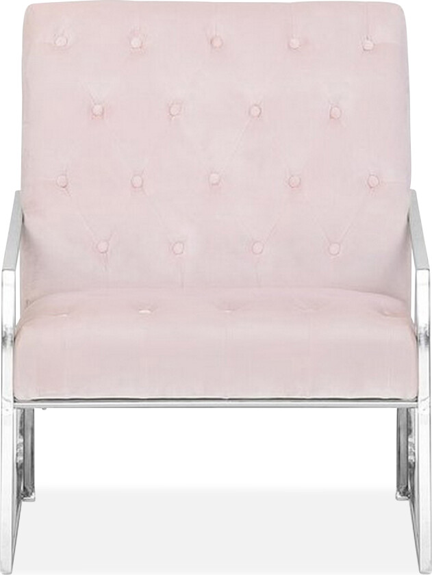 Cavnar Lenestol Fløyel - Rosa