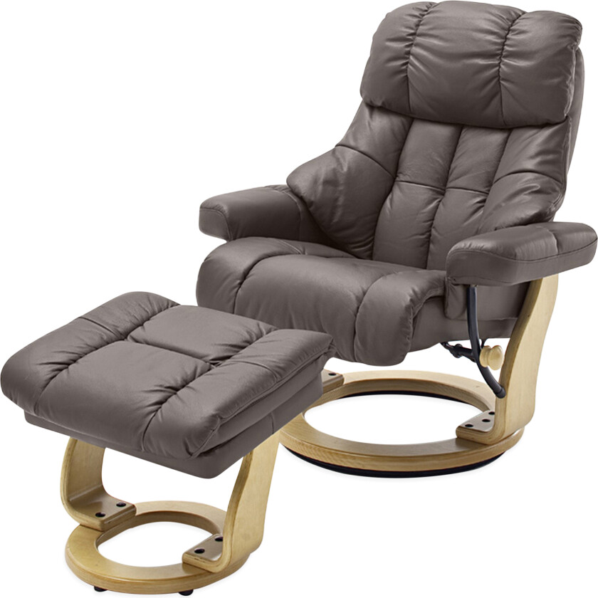 Calgary Reclinerlenestol - Brun