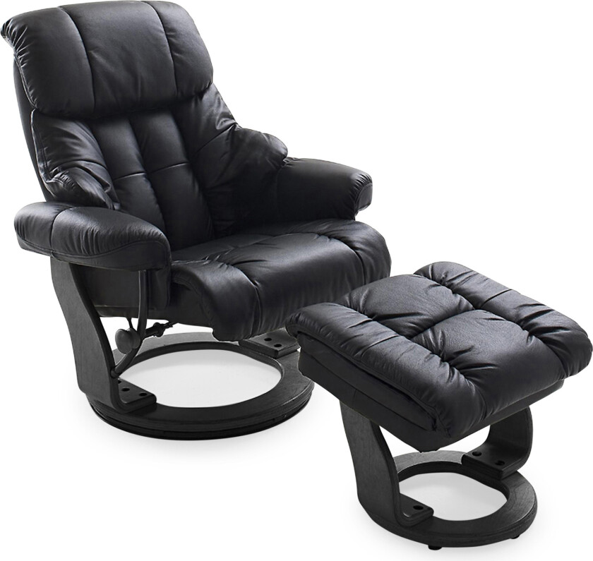 Calgary Reclinerlenestol - Beige/Svart