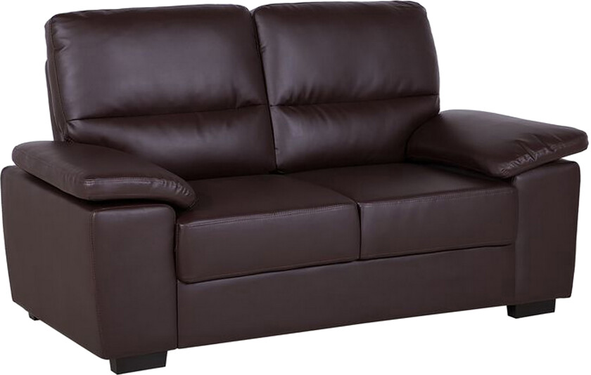 Adlyn Sofa 2-seter Kunstlær - Brun