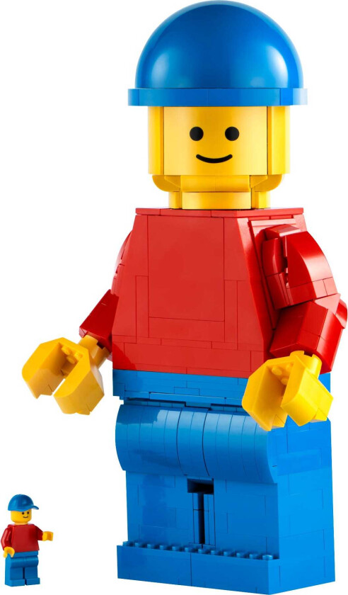 Oppskalert LEGO minifigur