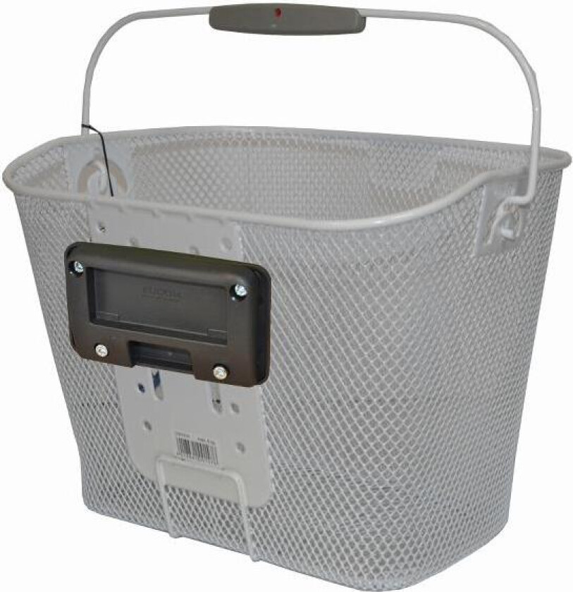 Uni Sykkelkurv Hvit Til Front