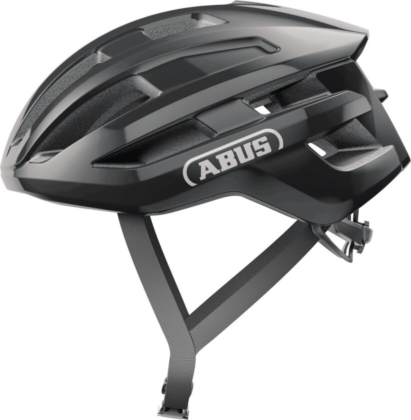Abus Powerdome Sykkelhjelm Shiny Black