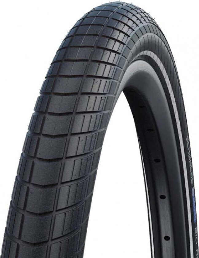 SCHWALBE Big Apple Non folding tire (55-406) Black, Energizer, RaceGuard, PSI max:55 PSI, Yes, Weight:530 g