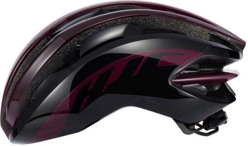 IBEX Sykkelhjelm - Glossy Burgundy/ Black