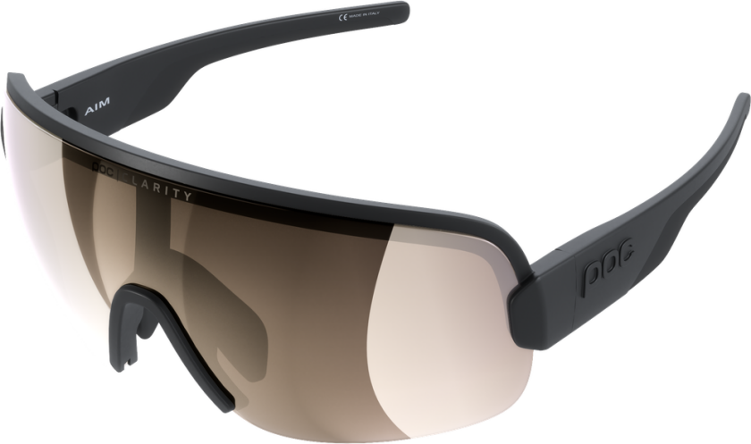 Aim Sykkelbriller Uranium Black Clarity Trail Silver Mirror