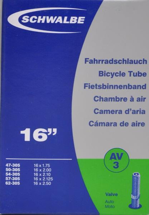 slange 16x1,75-2,50 AV 40mm